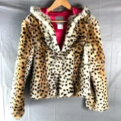 ダブルスタンダードクロージング DOUBLE STANDARD CLOTHING ジャケット レオパード ラビットファー 裏地付き ブラウン系 954158のサムネイル