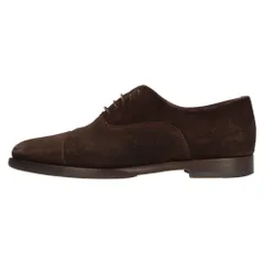 Santoni (サントーニ) スエードレザー ドレスシューズ ブラウンのサムネイル