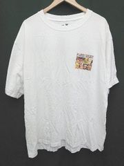 ◇ UNIQLO × STREET FIGHTER 2 UT 刺繍 プリント 半袖 Tシャツ カットソー サイズ4XL ホワイト メンズ P  【1406110028627】