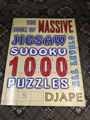 JIGSAW SUDOKU 1000 PUZZLES DJAPE H-173