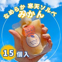 冷凍アイス　寒天ソルベ みかん15個(150g)×15  和歌山みかん