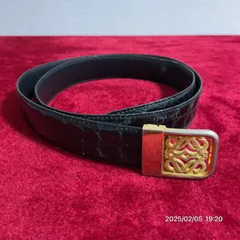 LOEWE - ロエベ/LOEWE ベルト メンズ LAYERED CROSS BUCKLE BELT