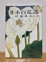 川端龍子 色紙画 芥子の花 淡彩画 サイン在 額装 肉筆 模写 レア即決品