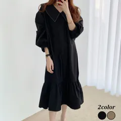 ワンピース ワンピ 長袖 ドレス カジュアル レディース