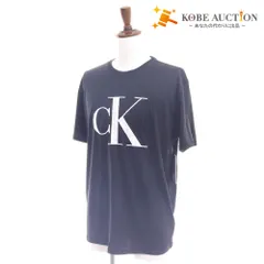 ■ カルバンクライン Tシャツ 半袖 トップス 丸首 ロゴ メンズ レディース L ブラック タグ付き 新品 未使用