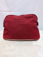 匿名配送 即購入可 HERMES エルメス ボリードポーチ 化粧ポーチ マルチケース 赤