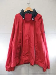 TOMMY HILFIGER トミーヒルフィガー ナイロン ジャケット マウンテンパーカー 赤 Lサイズ