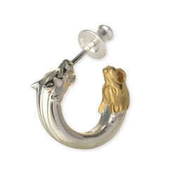 ビンゴブラザーズ　シルバー×24Kピアス-星ラージサイズ　　右左セット ビンゴブラザーズ シルバー×24Kピアス-星ラージサイズ 右左セット
