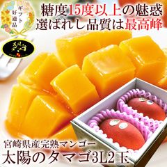 太陽のタマゴ マンゴー 贈り物 内祝い 出産内祝い 誕生日プレゼント お祝い お礼 お見舞い 快気祝い お供え 手土産ギフト ゴルフコンペ景品 ご結婚お祝い 結婚内祝い 寿[太陽のタマゴ3L2玉A] 冷蔵便 クール便