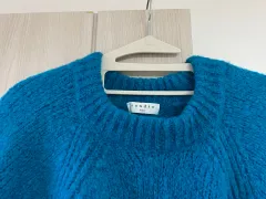 8548 SANDRO サンドロ リブニット サイズ2 無地 細見え 上品