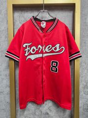 【US古着】Rawlings Game Shirt │ ローリングス ベースボール ゲームシャツ #8 USA製 レッド