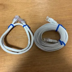 ☆美品☆LANケーブル ホワイト 白 50cm、2m セット♪