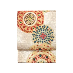 （未使用、超美品）　帯や捨松　豪華袋帯 黒地束ね熨斗文様豪華な袋帯 - リサイクル着物のことなら京都で