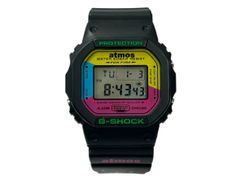 CASIO (カシオ) × ATMOA アトモス G-SHOCK Gショック デジタル腕時計 クォーツ コラボ DW5600VT ブラック ピンク イエロー ブルー メンズ/025