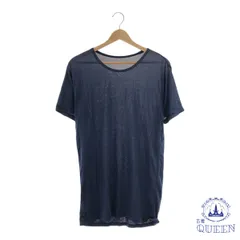 ☆美品☆ UNIQLO ユニクロ トップス Tシャツ カットソー ヒートテック Uネック 半袖 レディース ネイビー M 901-7129 送料無料 古着