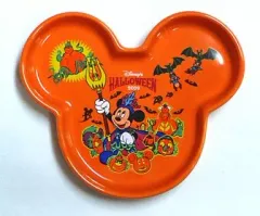 【中古】皿・茶碗(キャラクター) ミッキー＆ミニー＆スティッチ スーベニアプレート ｢ディズニー・ハロウィーン2009｣ 東京ディズニーランド限定