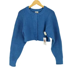 ダーリッチ Darich カラーニットショートカーディガン レディース FREE 