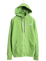 【お得なクーポン配布中!】 ノースフェイス フルジップ スウェット フード パーカー レディース М The North Face アウトドア トレーナー 裏起毛 ハイネック グリーン