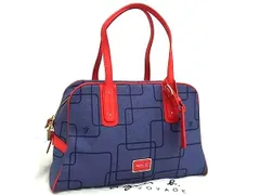 ■極美品■ agnes b. アニエスベー ボヤージュ PVC ショルダー トート ハンドバッグ レディース パープル系 FL6167