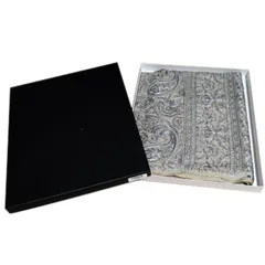 ショール 大判サイズ カシミール 刺繍ストール（ベージュにシルバー） 着物 和装小物 和風 和装 洋装兼用