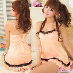 セクシー ランジェリー ベビードール Mサイズ シースルー キャミソール スリップ ワンピース セクシー下着 可愛い ルームウェア 部屋着 前あき レース エッチな下着 セクシー下着 エロ下着 セクシーランジェリー z880