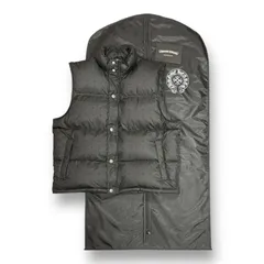 国内正規 美品 CHROME HEARTS STIFF CHプラス 総柄 スティッフ クロスボール ダウンベスト クロムハーツ L  66347Aのサムネイル