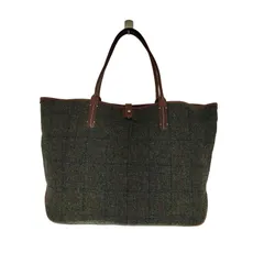 ハリスツイード Harris Tweed ウールチェックトートバッグ メンズ 表記無 のサムネイル