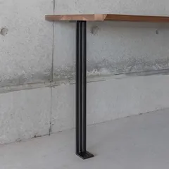 カウンター用アイアン脚（ストライプ型）/  DIY リノベーション カウンター脚 リフォーム 新築 内装材のサムネイル