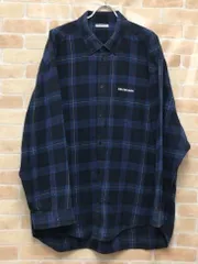 【美品】BALENCIAGA 長袖ネルシャツ 44 青と黒のチェック 2025年最新】BALENCIAGA ネルシャツの人気アイテム - メルカリ