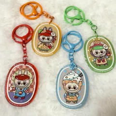 アクリルキーホルダー 4点セットカラフル　可愛い