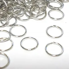 丸カン シルバー 【 8mm 】 90～100個 10ｇ 丸カン 8mm 100個 鉄製 ハンドメイド アクセサリー ピアス イヤリング ハンドメイドパーツ アクセサリーパーツ リンク リング