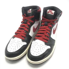 【中古】NIKE AIR JORDAN 1 Retro High Black/White/Sail/Gym Red スニーカー 27.5cm 555088-061 レッド ブラック ホワイト ナイキ[10]