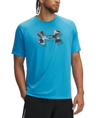 【送料無料】 アンダーアーマー メンズ Tシャツ トップス Men's Logo Graphic T-Shirt Ether Blue /  / Black