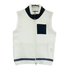 サイズ：L ROSASEN ロサーセン  ジップベスト  ホワイト系 [240101373447] ゴルフウェア レディース ストスト