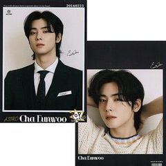 チャウヌ サインポスター セール中…チャウヌ直筆サイン入り公式ポストカード…Cha Eun-woo…