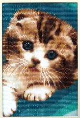 ビーズ織りキット 【スコティッシュフォールド】ビーズ織り額絵 デリカビーズ