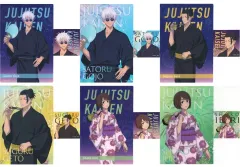 【中古】グッズセット 全6種セット ビジュアルクリアカード・ステッカーセット 「TOHO animation オンラインくじ 呪術廻戦 懐玉・玉折 夏祭り」 D賞