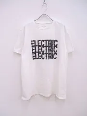 6397 プリント ELECTRIC 半袖Ｔシャツ ホワイト レディース シックススリーナインセブン【中古】2-0608S♪