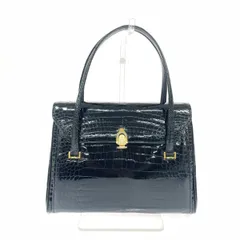 Crocodile クロコダイル ハンドバッグ      ブラック レディース / 240001158444のサムネイル