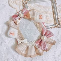 【トレカケース 004】うさ耳 垂れ耳 ピンクベージュ