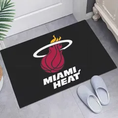 NBA　Miami Heat　マイアミ ヒート　玄関マット　キッチンマット　トイレマット　90cm×60cmのサムネイル