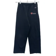 Champion スウェットパンツ YL キッズ 140～ ブラック チャンピオン イージーパンツ 刺繍 スポーティー 古着卸 アメリカ仕入 2505-60