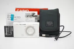 箱有 極美品 CASIO EXILIM EX-ZR70 Amazon | CASIO デジタルカメラ EXILIM EX-ZR70WE 「自分撮り