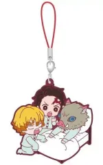 【中古】雑貨 竈門炭治郎＆我妻善逸＆嘴平伊之助 「鬼滅の刃 滅! カプセルラバーマスコット3」