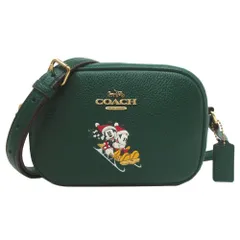 コーチ バッグ ショルダーバッグ COACH X DISNEY JAMIE ミッキー ミニー スレッド モチーフ ミニ カメラバッグ 斜め掛け コラボ商品 CN024 B4CZS(ダークパイン) アウトレット レディース 送料無料