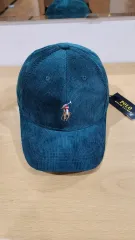 ポロラルフローレン コーデュロイ ベースボールキャップ グリーン