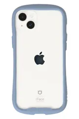 iFace Reflection iPhone 14 Plus ケース クリア 強化ガラス (ペールブルー)【アイフェイス アイフォン14plus 用 iphone14プラス 用 カバー 韓国 耐衝撃 透明 ス [ペールブルー・iPhone14 Plus専用]