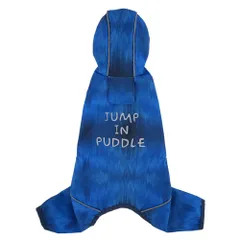 ☆ ネイビー ☆ S ☆ ペット レインコート 反射 グラデーション yschee5352 ペット レインコート 犬 雨具 犬服 ペット用レインコート レインポンチョ レインウエア レインウェア レインウエアー 小型犬 中型犬 ペットウェア ドッグウェア