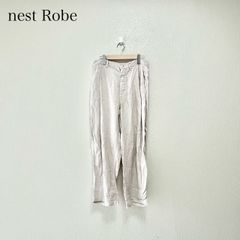 nest Robe リネン天然染めバルーンパンツ イエローベージュ - メルカリ