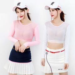 ゴルフ インナーウェア レディース シャツ UVカット ひんやり レディース アウトドア スポーツ 日焼け防止 ゴルフウェア fengxz179